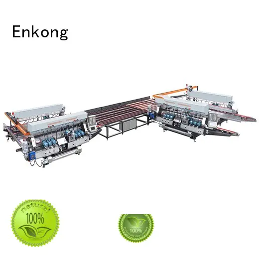machine production double Enkong Brand glass double edger manufacture