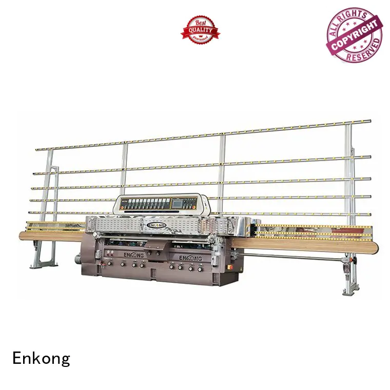 glass straight line edging machine edging straightline Enkong Brand glass machinery