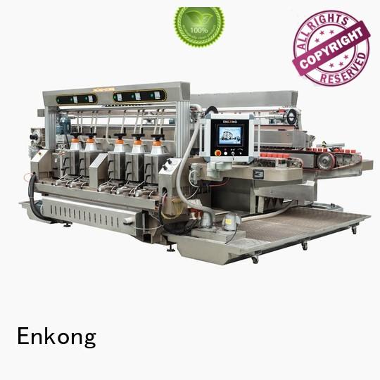 speed glass edging Enkong Brand double edger supplier