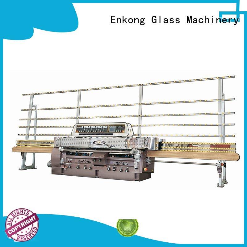 45° arrises glass straight line edging machine manufacturer for processing glass Enkong