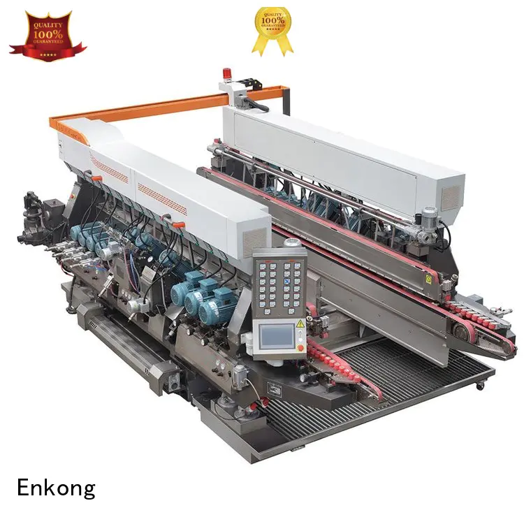 round machine production Enkong Brand glass double edger manufacture