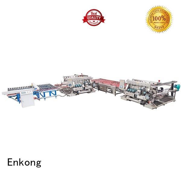 glass double edger machine straight-line Enkong Brand company