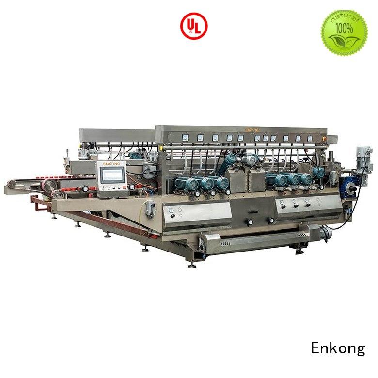 glass double edger straight-line edging Enkong Brand company