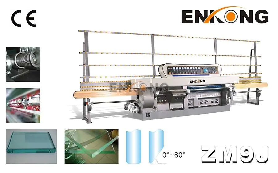 glass machine variable miter mitering machine Enkong Brand