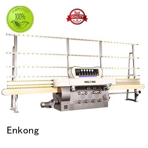 pencil edging straight-line glass edge polishing machine for sale Enkong Brand