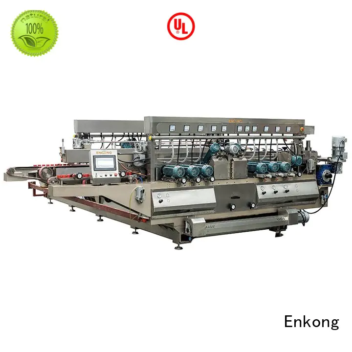 glass round machine Enkong Brand glass double edger manufacture