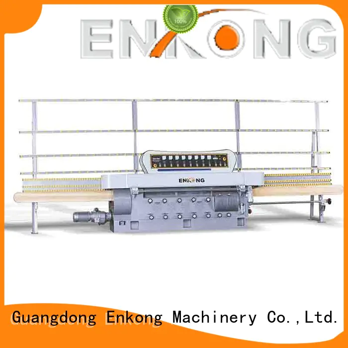 Enkong stable glass edging machine customized for fine grinding