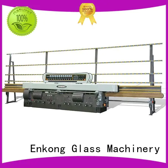 glass straight line edging machine zm11 for fine grinding Enkong