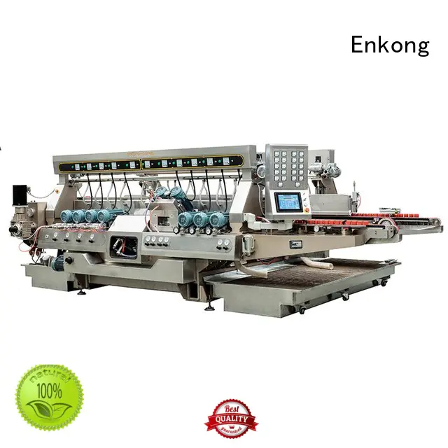Enkong Brand edging glass round glass double edger line