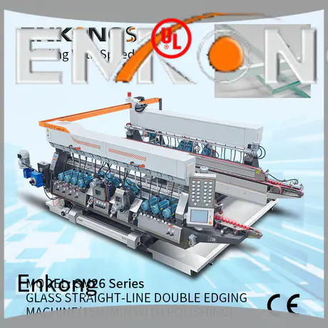 Enkong high speed glass double edger SYM08 for photovoltaic panel processing