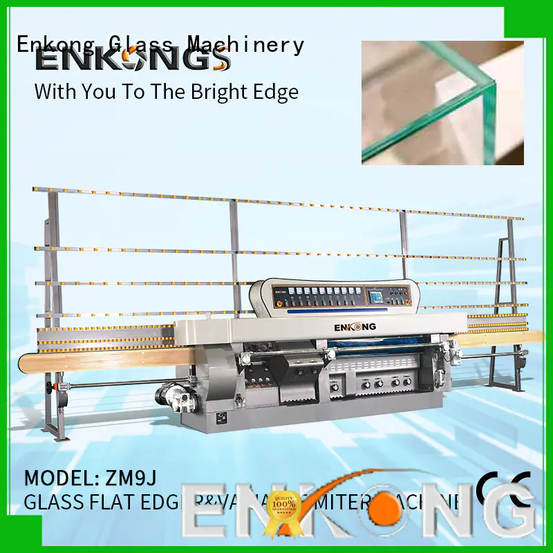 Enkong top quality glass mitering machine customized for grind