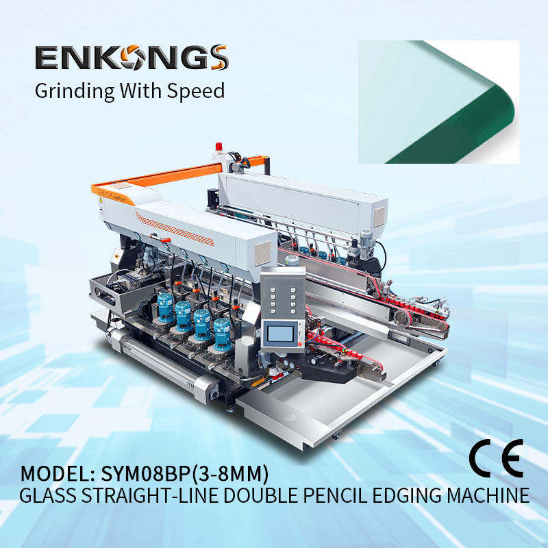New glass double edging machine SM 22 supply for round edge processing