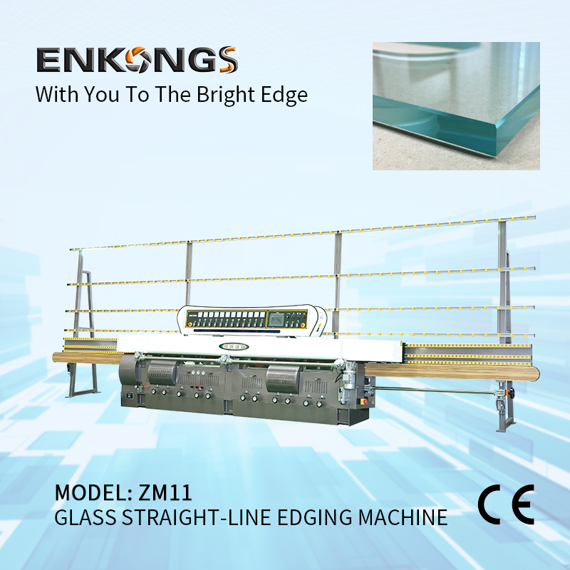Top glass edge grinding machine zm11 factory for round edge processing