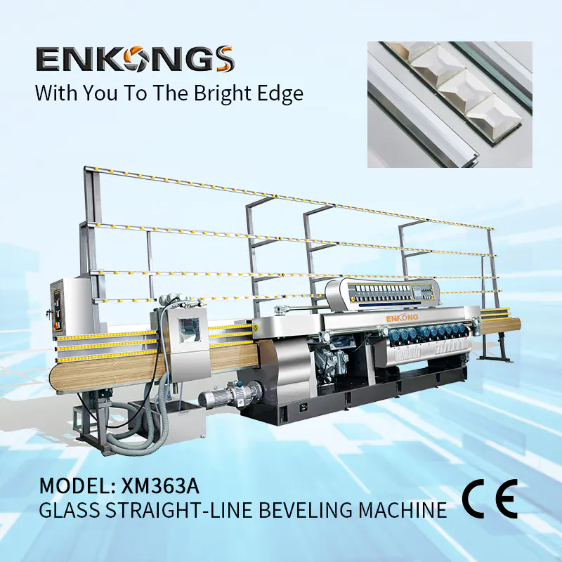 Glass straight-line beveling machine XM363A
