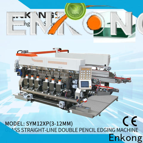 Enkong real glass double edging machine factory direct supply for photovoltaic panel processing