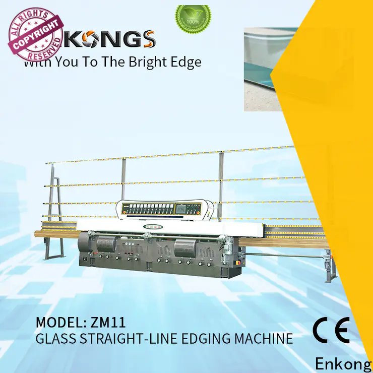 Enkong efficient glass edging machine customized for fine grinding
