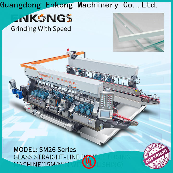 Enkong real glass double edging machine factory direct supply for household appliances