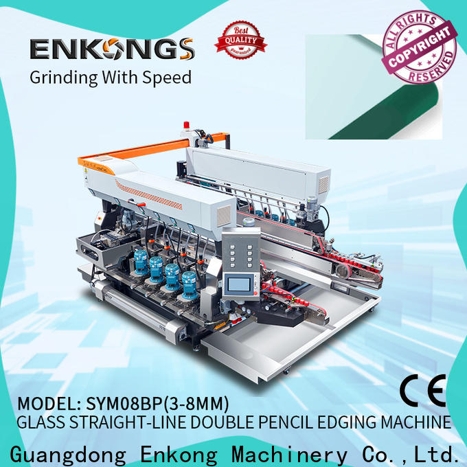 Enkong quality glass double edging machine manufacturer for photovoltaic panel processing