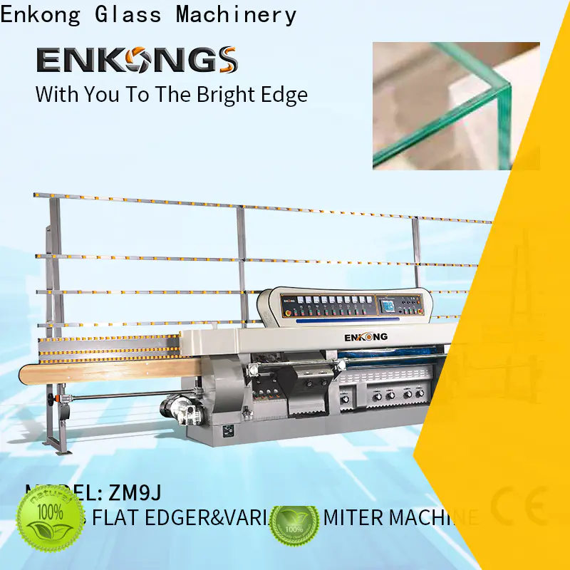 Enkong variable glass mitering machine customized for grind