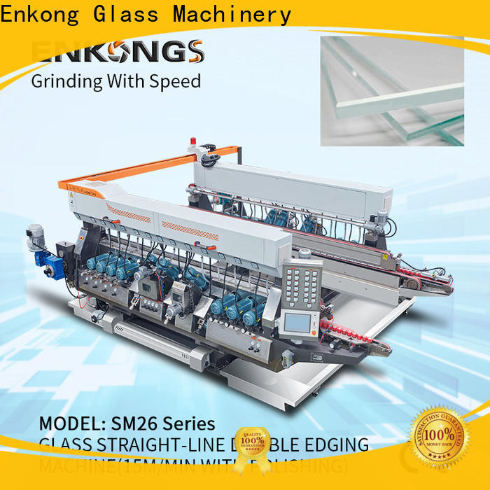 Enkong straight-line double edger machine supplier for round edge processing