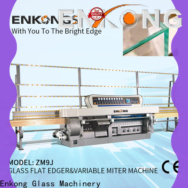Enkong professional glass mitering machine manufacturer for polish
