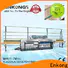 Enkong 5 adjustable spindles glass mitering machine customized for polish