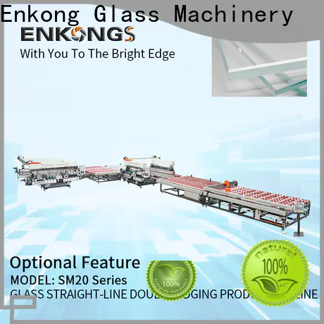 Enkong high speed glass double edging machine series for round edge processing