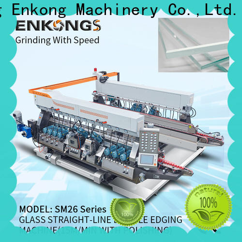 Enkong SM 26 glass double edging machine wholesale for photovoltaic panel processing