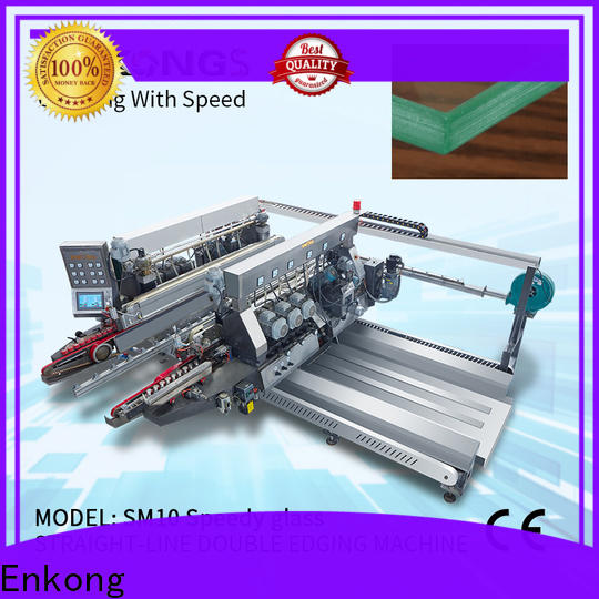 Enkong real glass double edging machine manufacturer for photovoltaic panel processing