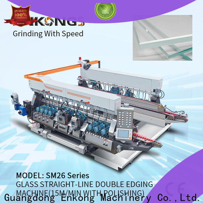 real glass double edging machine SM 12/08 manufacturer for photovoltaic panel processing