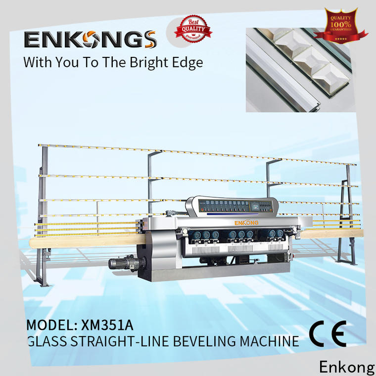 Enkong good price glass beveling machine for sale manufacturer for polishing
