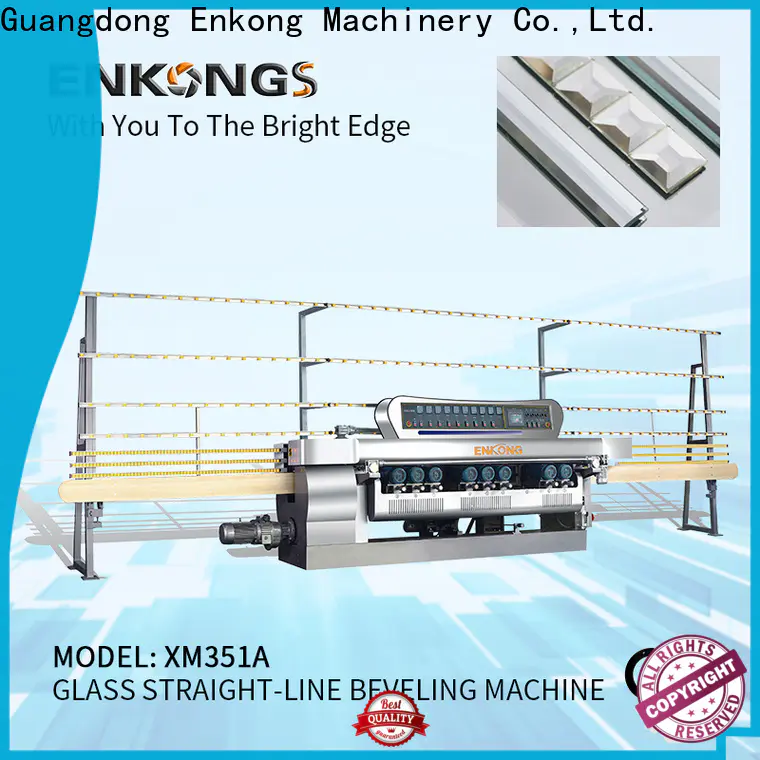 Enkong xm363a glass beveling machine for sale manufacturer for glass processing