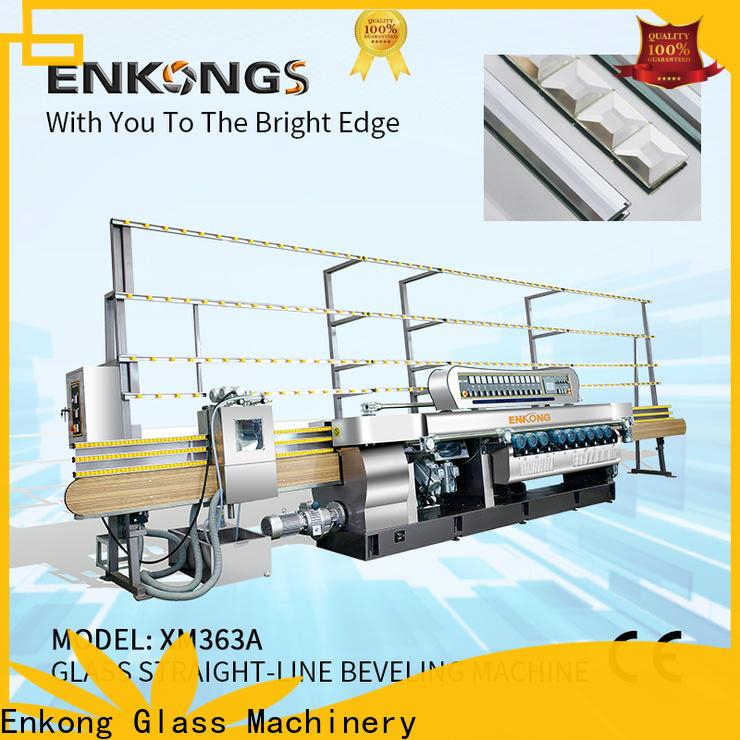 Enkong cost-effective glass beveling machine series for glass processing