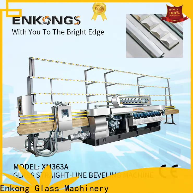 Enkong cost-effective glass beveling machine series for glass processing