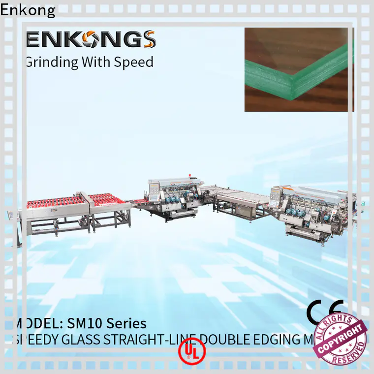 Enkong high speed double edger manufacturer for round edge processing