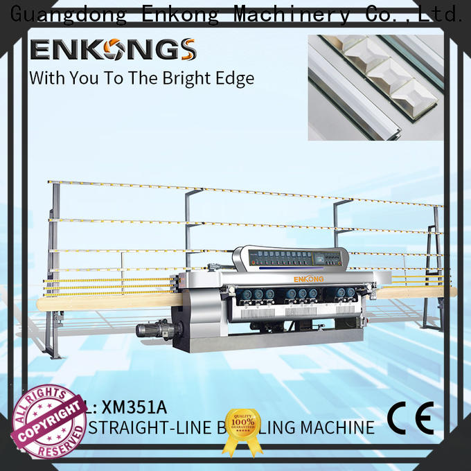 Enkong good price glass beveling machine for sale factory direct supply for glass processing