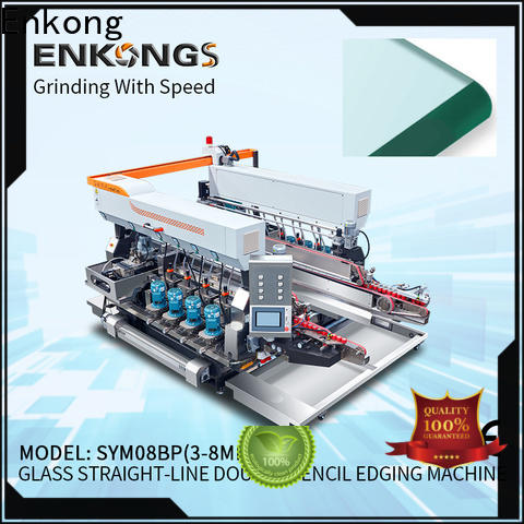 Enkong cost-effective glass double edging machine factory direct supply for round edge processing