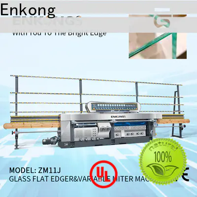 Enkong 60 degree glass mitering machine customized for polish