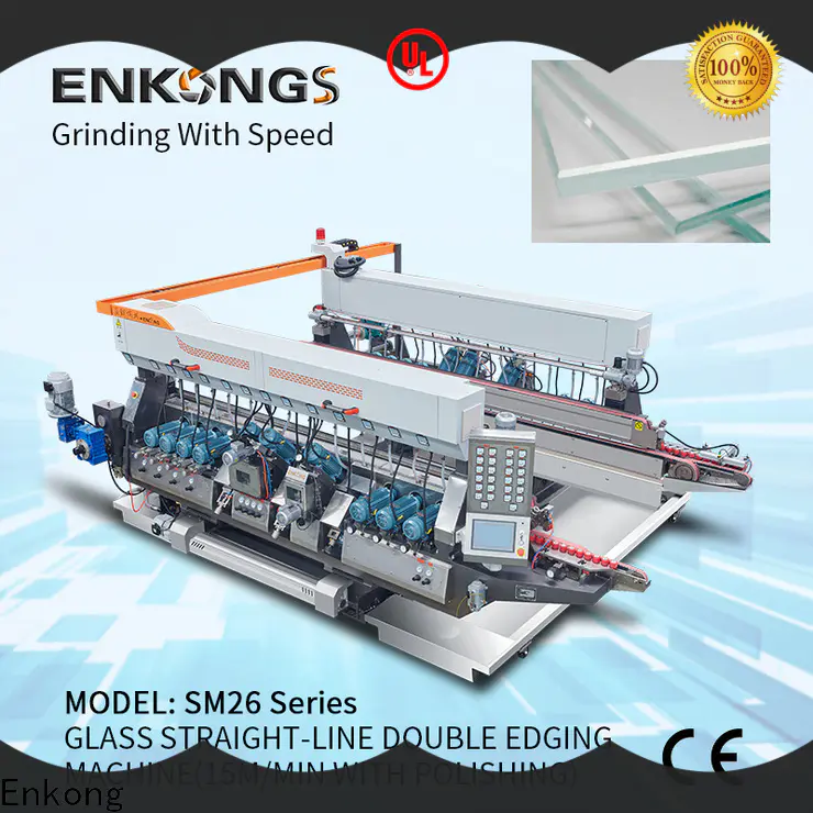 Enkong SYM08 double edger machine manufacturer for photovoltaic panel processing