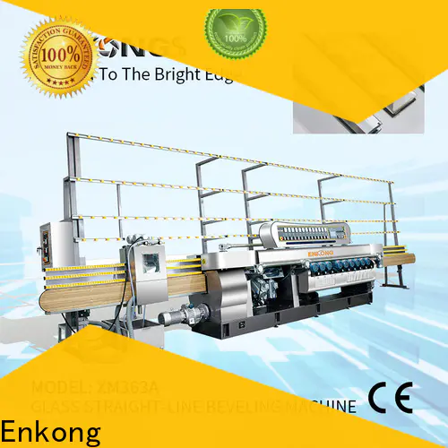 Enkong long lasting glass beveling machine manufacturer for glass processing