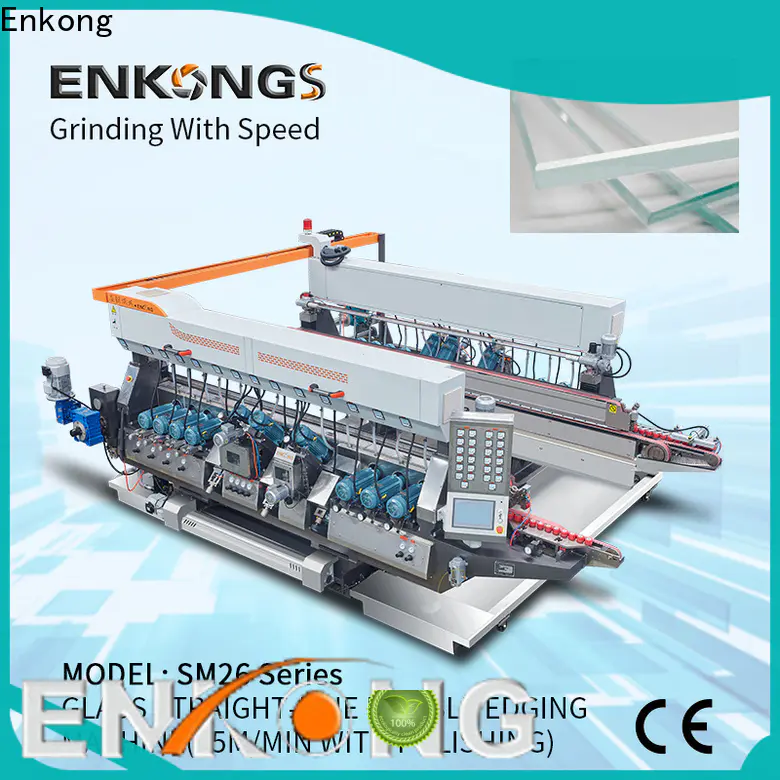 Enkong SM 26 glass double edging machine wholesale for household appliances