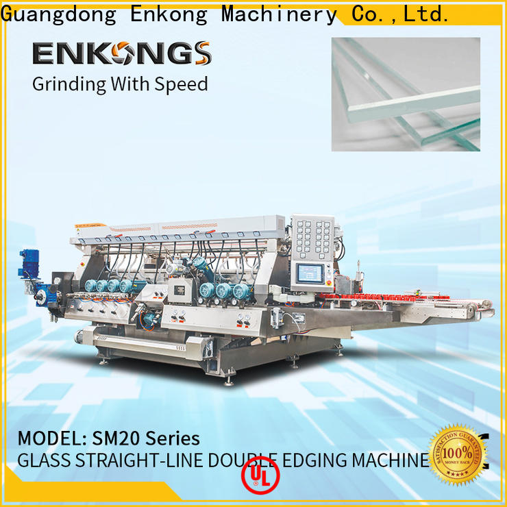 Enkong quality glass double edging machine supplier for photovoltaic panel processing
