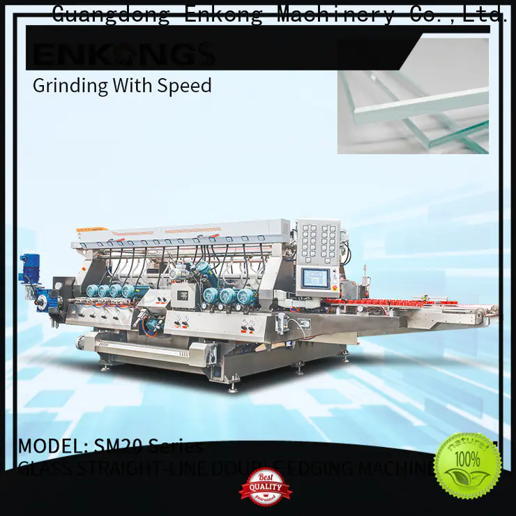 Enkong SYM08 glass double edging machine factory direct supply for household appliances