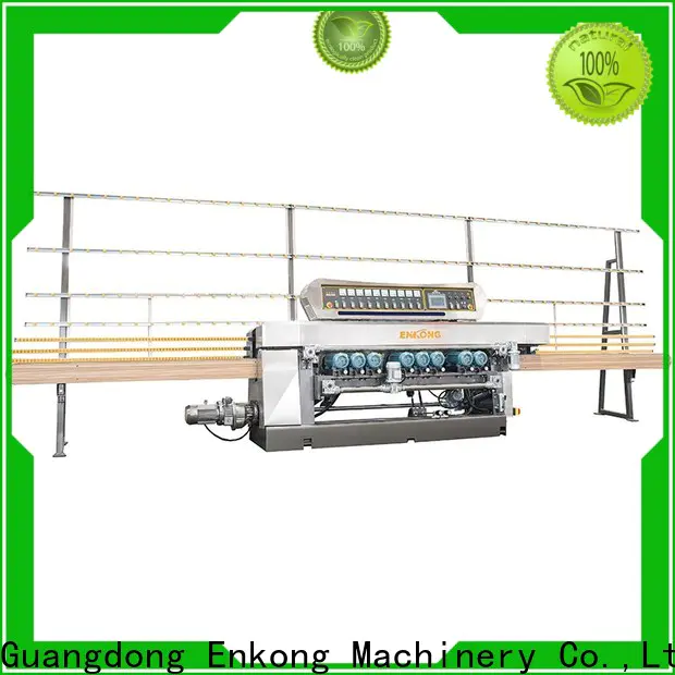 Enkong good price glass beveling machine for sale manufacturer for polishing