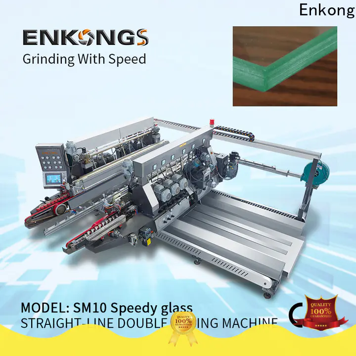 Enkong high speed double edger machine factory direct supply for round edge processing