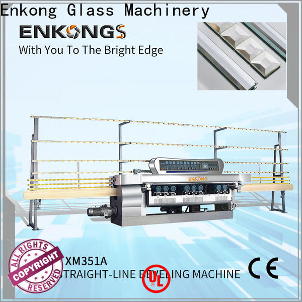 Enkong xm363a glass beveling machine for sale factory direct supply for glass processing