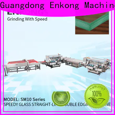 Enkong SM 10 glass double edging machine supplier for round edge processing