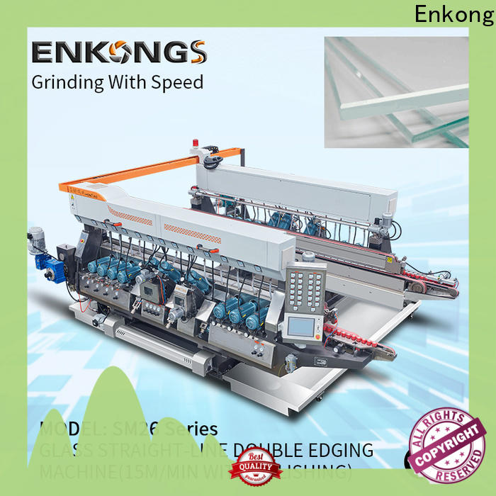 Enkong high speed glass double edging machine series for photovoltaic panel processing