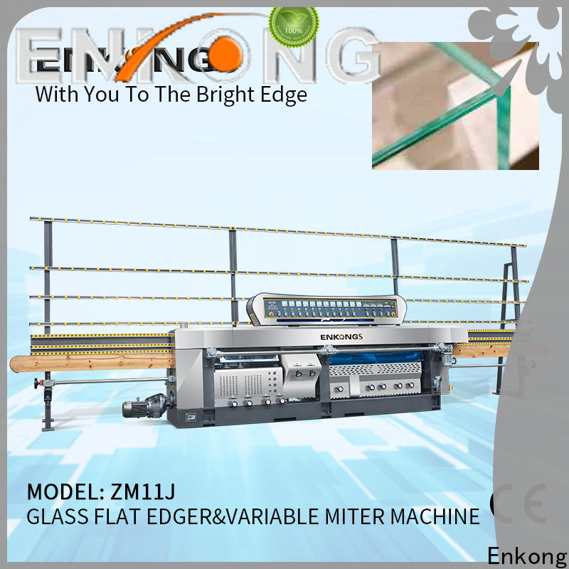 real glass mitering machine 5 adjustable spindles manufacturer for grind