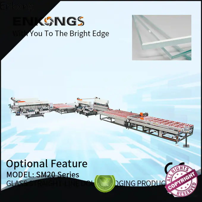 Enkong modularise design double edger machine manufacturer for round edge processing